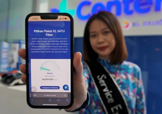 Foto: XL Satu untuk Akses Internet Super Cepat Layanan FMC Pertama di Indonesia. (Ist.)