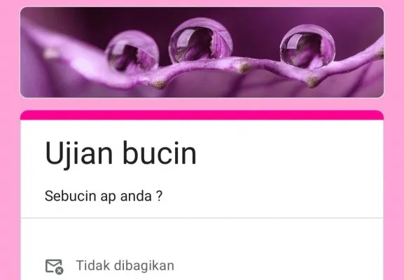 Cek skor kebucinan Anda lewat link ujian google form terbaru 2024 yang lagi viral di TikTok.(Foto: Screen Shoot)