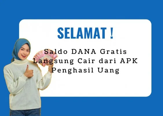 Selamat, Anda berkesempatan untuk mengklaim saldo DANA gratis Rp500.000 langsung cair ke e-wallet dari APK penghasil uang tercepat.(Foto: Freepik/Edited by Mutia Dheza Cantika)