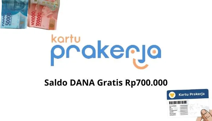 Selamat NIK KTP anda berhasil klaim saldo DANA gratis Rp700.000 dari Prakerja, cek caranya sekarang. (Poskota/Gabriel Omar Batistuta)