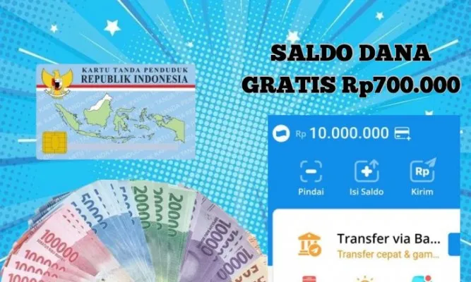 NIK KTP dan KK kamu berhasil menangkan saldo DANA gratis Rp700.000 via Prakerja langsung masuk dompet elektronik, cek sekarang. (Poskota/Syania Nurul Lita Baikuni)