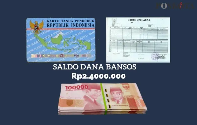 Pemilik NIK E-KTP dan KK yang valid, Anda berkesempatan untuk mengklaim saldo dana bansos Rp2.400.000 dari Pemerintah.(Edited by: Mutia Dheza Cantika/Poskota)