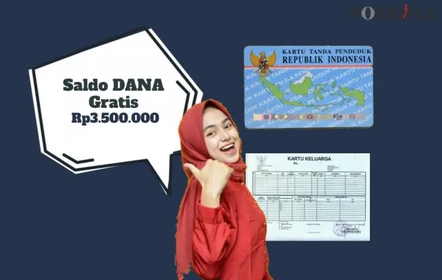 Selamat, bagi NIK E-KTP dan KK Anda yang telah terdaftar, berkesempatan menjadi penerima saldo DANA gratis Rp3.500.000 dari program pelatihan Prakerja gelombang 70.(Edited by Mutia Dheza Cantika/Poskota)