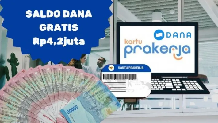 Saldo DANA Prakerja Rp4.200.000 cair Juli 2024 melalui dompet elektronik, simak informasinya sekarang. (Poskota/Syania Nurul Lita Baikuni)