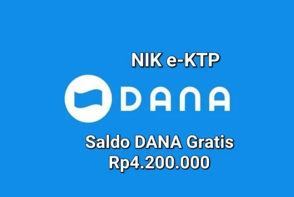 Selamat NIK e-KTP anda tergolong menjadi penerima saldo DANA gratis Rp4.200.000 dari Prakerja, cek informasinya sekarang. (Poskota/Gabriel Omar Batistuta)