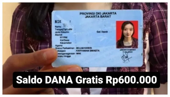 NIK e-KTP anda terdaftar klaim saldo DANA gratis Rp600.000 dari subsidi bansos PKH tahap 3 Juli 2024, cek sekarang. (Poskota/Gabriel Omar Batistuta)