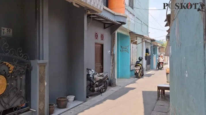 Lokasi jambret kalung emas di Gang Kober, Bekasi Utara, Kota Bekasi. (Dok. Poskota/Ihsan)