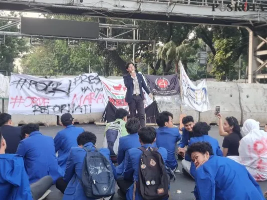 Siap-siap! Aliansi BEM SI bakal gelar aksi demo pada Selasa, 2 September 2025.(Poskota/Pandi)
