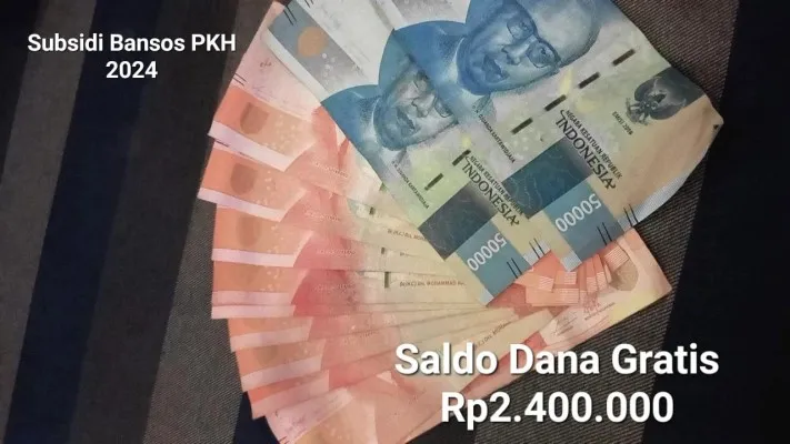 Saldo dana Rp2.400.000 dari subsidi bansos PKH 2024 masuk Rekening KKS. (Poskota/Gabriel Omar Batistuta)