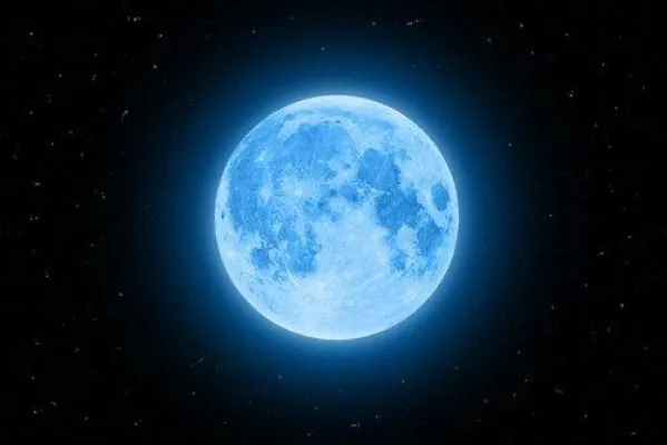 Ilustrasi Fenomena langit Super Blue Moon. (Foto: Pinterest)