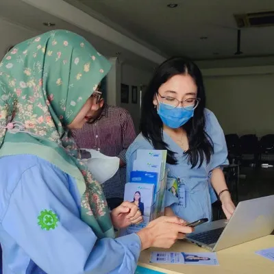 Foto: BPJS Ketenagakerjaan Rawamangun Sosialisasi dan Edukasi Kemudahan Layanan Aplikasi JMO. (Dok. BPJS Ketenagakerjaan Rawamangun)