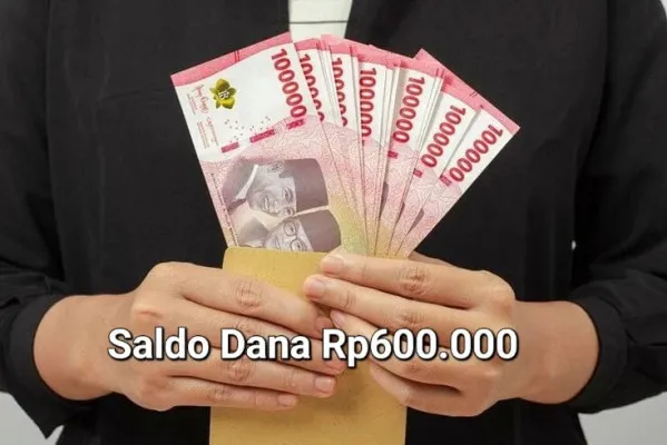 Saldo dana Rp600.000 dari subsidi PKh Oktober 2024. (Poskota/Gabriel Omar Batistuta)