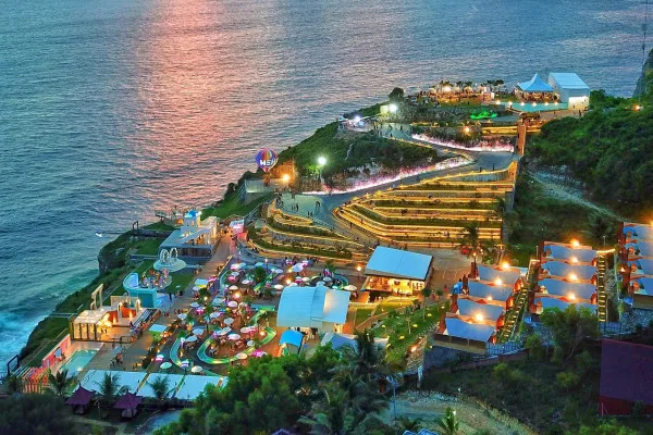 Foto: Suasana Heha Ocean View di Gunung Kidul, Yogyakarta. (Dok. Heha Ocean View)