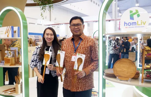 Foto: Dirut Bank Mandiri Darmawan Junaidi menghadiri Trade Expo Indonesia (TEI) 2024. (Dok. Bank Mandiri)