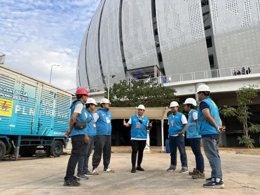 Foto: PLN berkomitmen untuk mendukung berbagai kegiatan nasional maupun internasional dengan memastikan pasokan listrik andal tanpa kedip. (Dok. PLN)