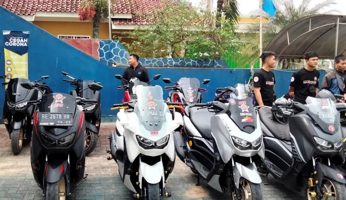 Yamaha Dukung Pertumbuhan Komunitas Maxi Series di Lampung.(foto/yamaha)