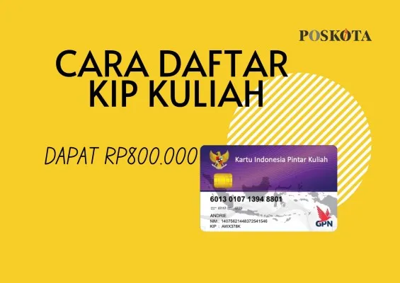 Cair KIP kuliah sebesar Rp800.000, cek cara dapat saldo dana dari pemerintah. (Foto: Canva, edited by Fia Afifah)