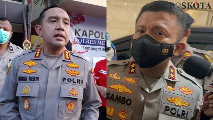 Kombes Budhi Herdi Susianto dan Irjen Ferdy Sambo (Foto: poskota)