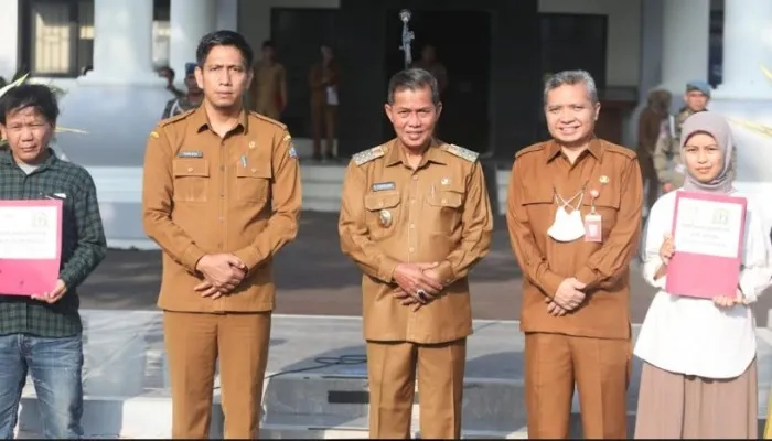 Ahli Waris Korban Banjir di Kota Serang Terima Bantuan (ist)