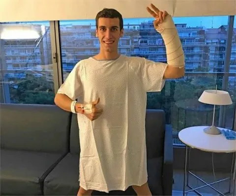 Kenali titik tubuh yang rawan cidera. (Foto/twitter-alexrins)