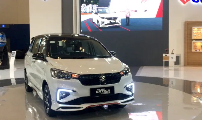 Suzuki bocorkan 5 strategi rebut pasar mobil tanah air, salah satunya bakalan luncurkan produk terbarunya dan penyegaran produk, seperti peluncuran All New Ertiga di GIIAS 2021. (Foto/reza)