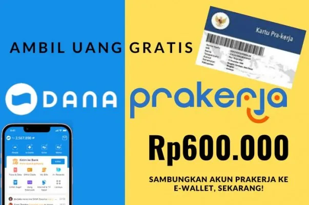 Kamu sukses ambil uang gratis Rp600.000 dari insentif Prakerja 2024. (POSKOTA/ Ade Mamad)