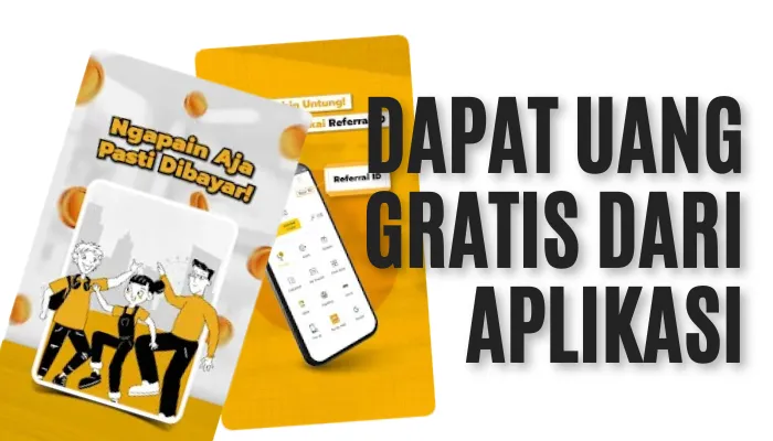 Uang gratis dari aplikasi. (google play/edited Dadan)