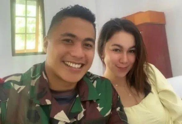 Aprilio Manganang dan tunjangannya, Claudia (Instagram/@manganang92)