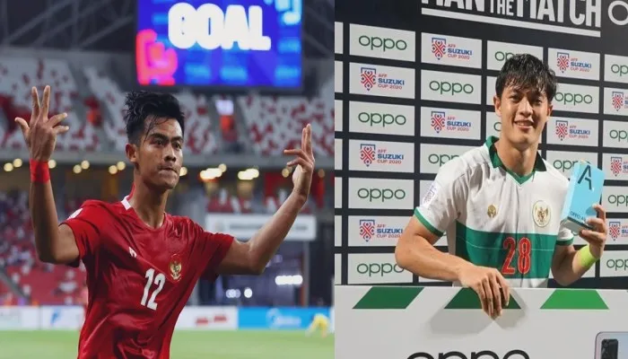 Pratama Arhan (kiri) dan Alfeandra Dewangga (kanan). (foto: pssi)