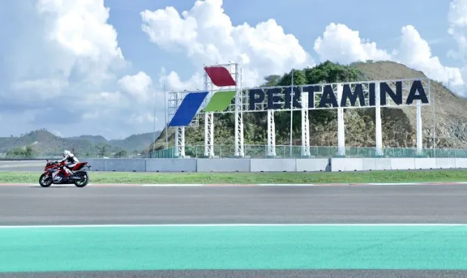 Batu loncatan Go Global, Pertamina support event balap internasional di Pertamina Mandalika International Street Circuit beberapa waktu yang akan datang. (Foto/pertamina)