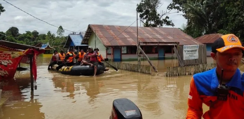 Banjir di Kapuas rendam lebih 4.000 rumah. (ist/BNPB)