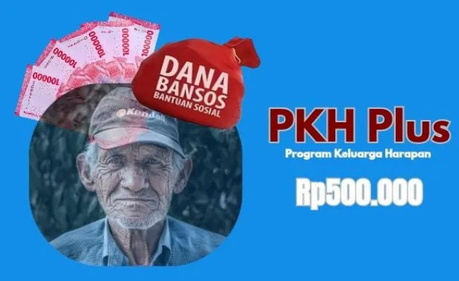 Pemerintah salurkan dana Rp500.000 melalui bansos PKH Plus via PT Pos Indonesia. Edited by Putri Aisyah Fanaha