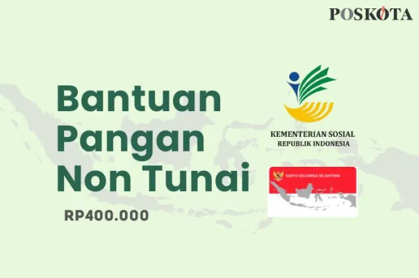 Dana bansos Rp400.000 BPNT telah cair ke KKS BNI, segera cairkan sekarang juga. (Poskota/Della Amelia)