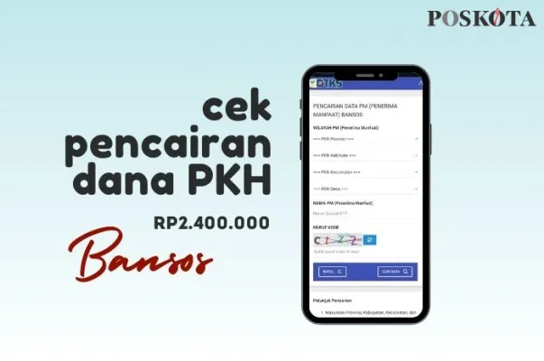 Dapatkan saldo dana bansos Rp2.400.000 PKH 2024 subsidi pemerintah. (Poskota.co.id/Della Amelia)