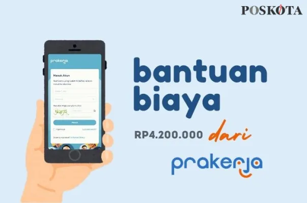 Dapatkan bantuan biaya Rp4.200.000 dari Kartu Prakerja. (Poskota/Della Amelia)