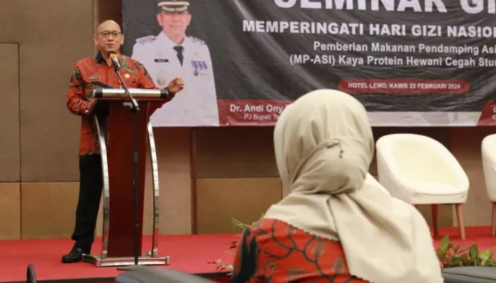 Seminar gizi pada peringatan hari gizi nasional di Hotel Lemo Kelapa Dua, Kabupaten Tangerang. (ist)