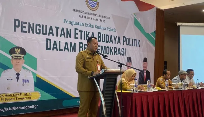 Kepala Badan Kesatuan Bangsa dan Politik (Kesbangpol) Kabupaten Tangerang, Rudi Lesmana. (Foto/Humas Pemkab Tangerang)