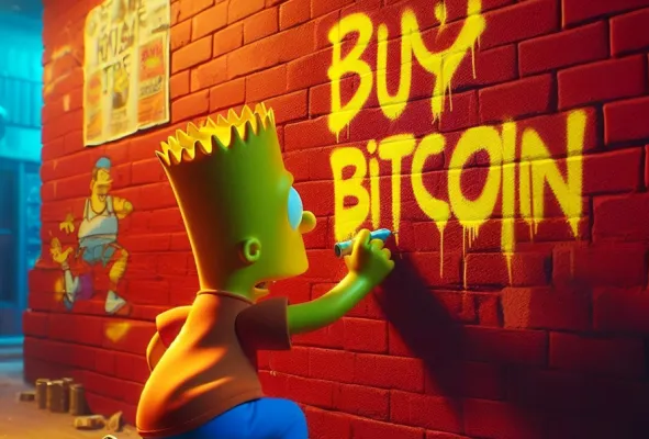 Gambar animasi bertuliskan "Buy Bitcoin" yang diunggah oleh Pendiri MicroStrategy, Michael Saylor, di akun X pribadinya pada Sabtu, 3 Agustus 2024. (sumber: akun X pribadi Michael Saylor/@Saylor)