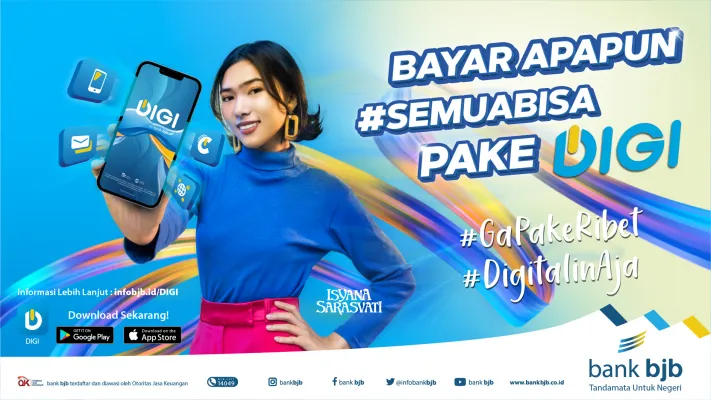 Transaksi Perbankan Online Pakai Digi by bank bjb. (ist)