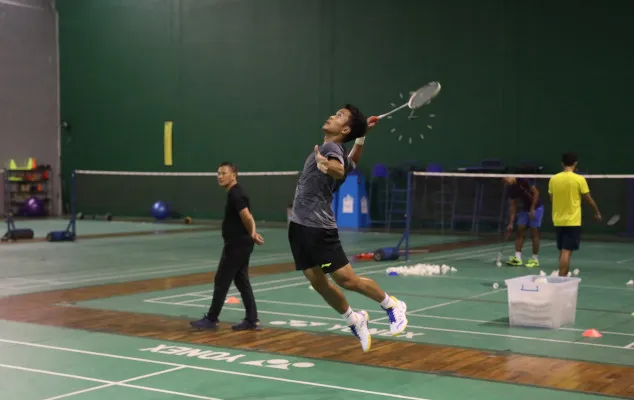 Anthony Sinisuka Ginting, pemain tunggal putra Indonesia. (ist/PBSI)