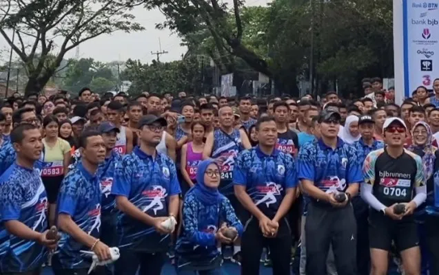 Bupati Lebak dan jajarannya saat membuka acara event Multatuli Run 2023. (Foto: Ist).