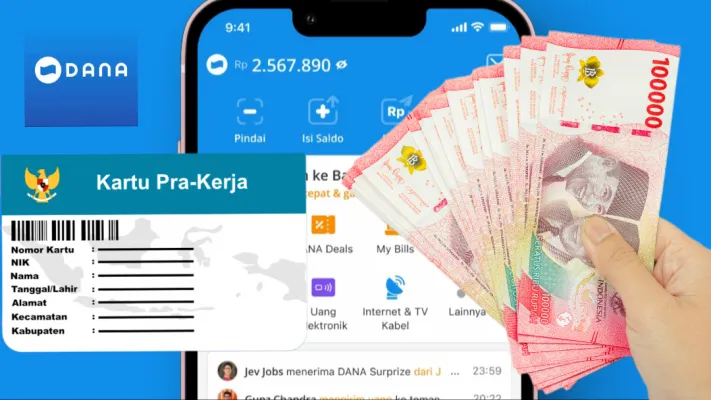 Selamat kamu berhasil sabet saldo dana gratis Rp3,5 juta setelah lolos Prakerja gelombang 66, tunggu insentif cair ke e-money. (Foto: Poskota/Kamila Sayara)