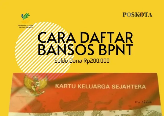 Begini cara daftar bansos BPNT secara online agar bisa mendapatkan saldo dana Rp200.000 setiap bulannya. (Foto: Canva/Pixabay/edit by Fia Afifah)