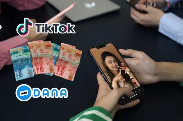 Berikut 3 cara mudah klaim saldo DANA gratis dari TikTok langsung cair.(Poskota/Iko Sara Hosa)