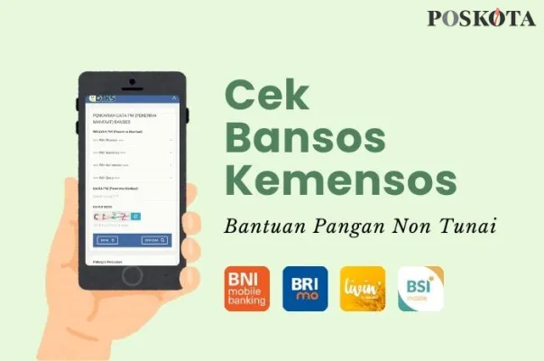 Anda dapat mengecek bansos BPNT secara mandiri. (Poskota/Della Amelia)