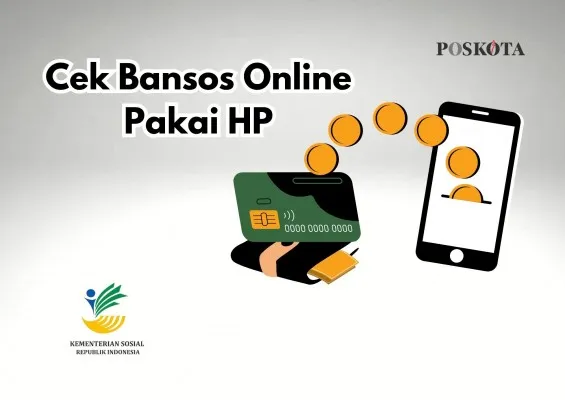 Berikut ini cara cek penerima bansos PKH dengan mudah secara online lewat hp untuk pastikan saldo dana masuk dompet elektronik. (Foto: Canva/Edited By Fia Afifah)