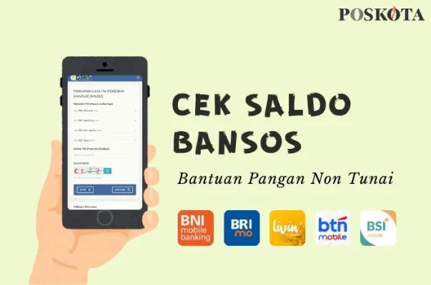 Cek saldo bansos BPNT 2024. (Poskota/Della Amelia)