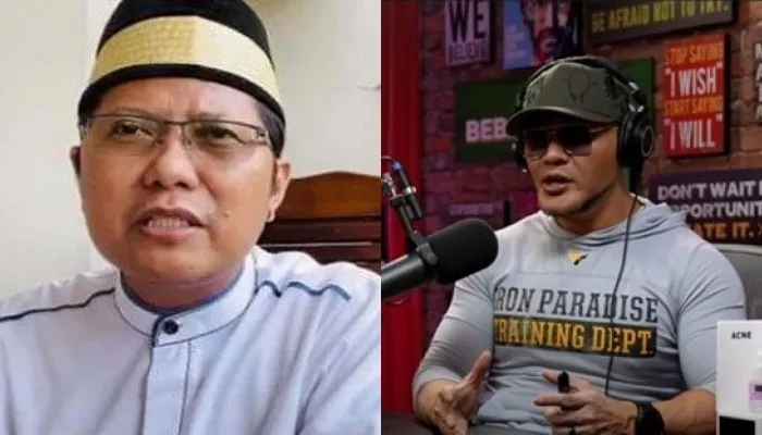 Ketua MUI Cholil Nafis Kritisi Podcast Deddy Corbuzier. (foto: diolah dari google/ist)