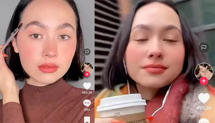 Tips I'm Cold Makeup yang viral di TikTok. (TikTok/@zoekimlenealy)