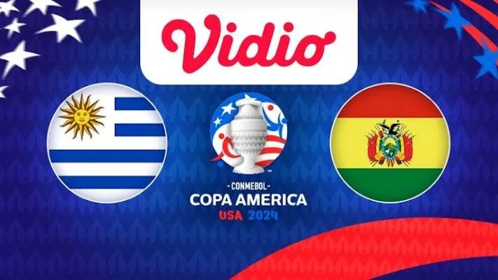 Link Live Streaming Copa Amerika dan Prediksi Pertandingan Uruguay vs Bolivia 28 Juni 2024 (Foto: Vidio)